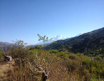 Wilcahuain archaeological site near Huaraz